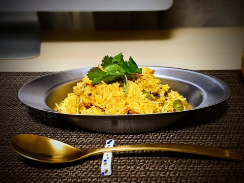 お手軽!チキンビリヤニ